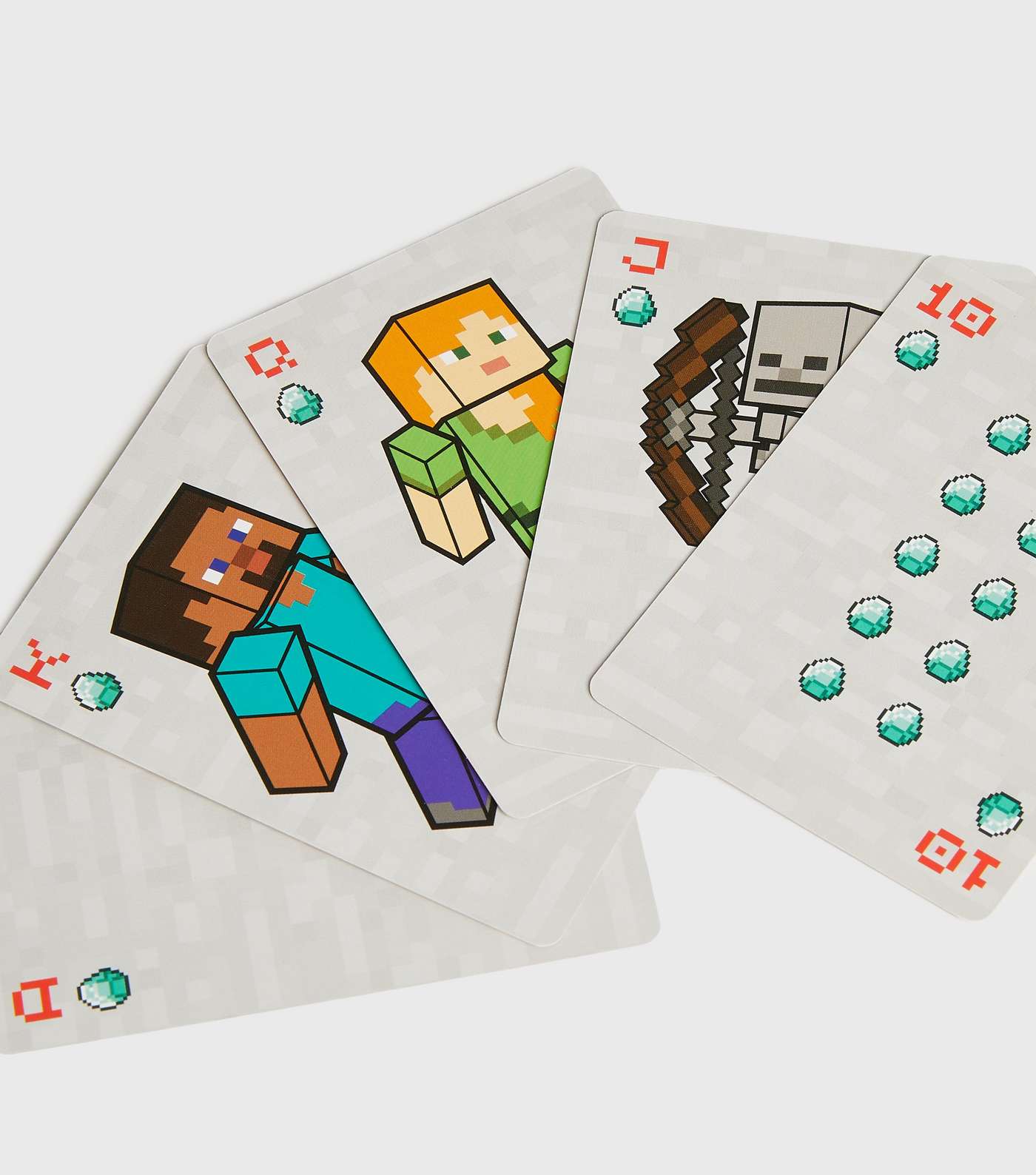 Multicoloured Minecraft Playing Cards Image 3