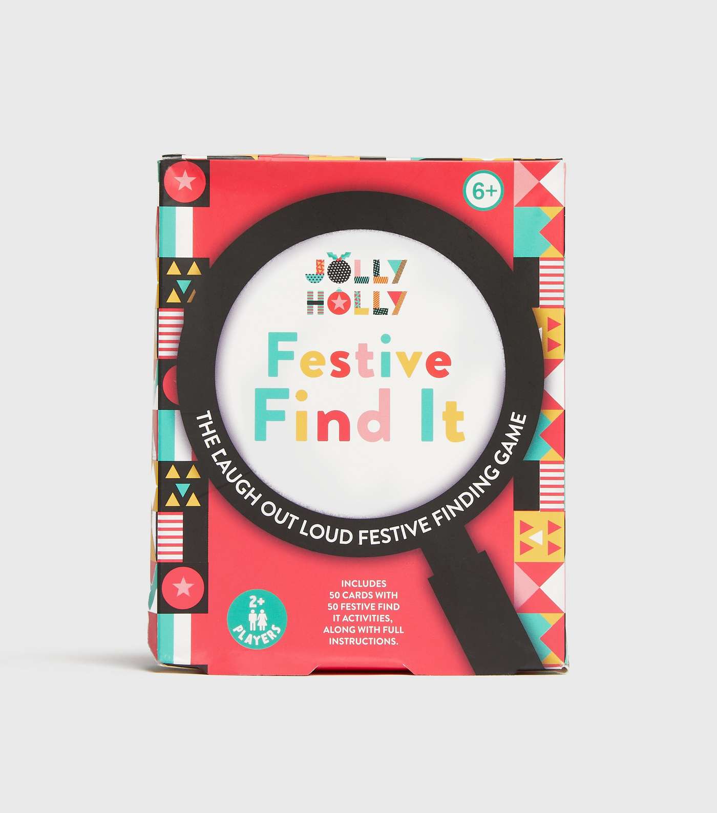 Jolly Holly Multicoloured Festive Find It Card Game