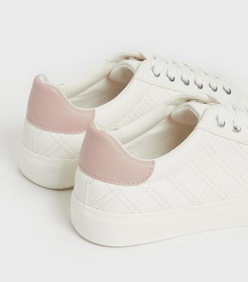 quilted trainers womens
