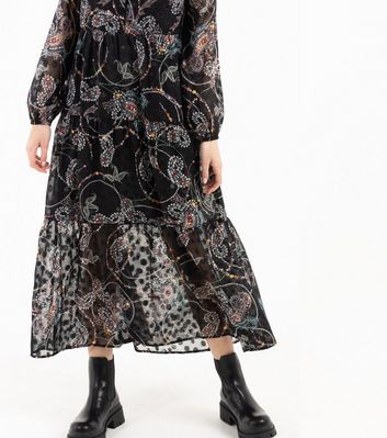 new look paisley dress