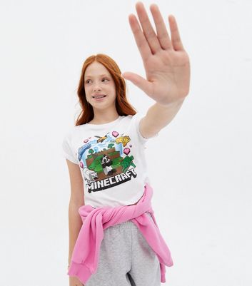 Minecraft t 2025 shirt for girls