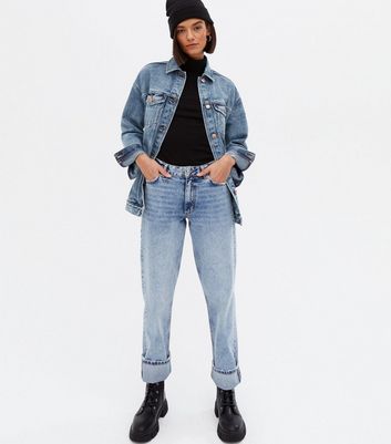 blue oversized jacket