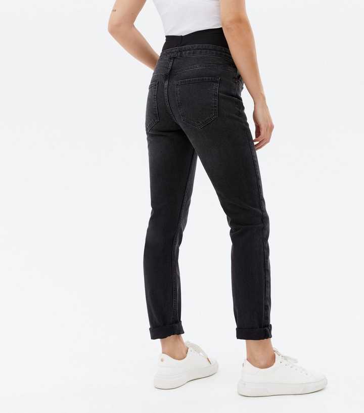 Julie Over the Bump Skinny Maternity Denim Jeans Black – Angel Maternity USA