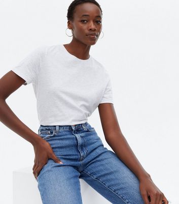 Tall Pale Grey Jersey Crew Neck T-Shirt 