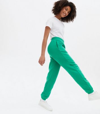 new look green joggers