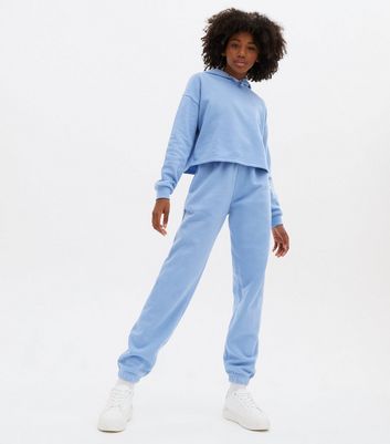 Blue joggers girls sale