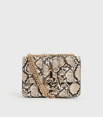 New look snakeskin bag hot sale