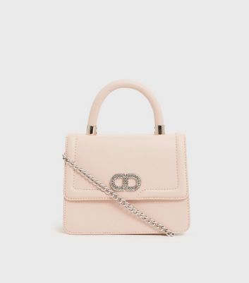 Pale pink leather purse hotsell