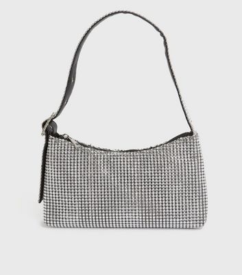 silver bag new look