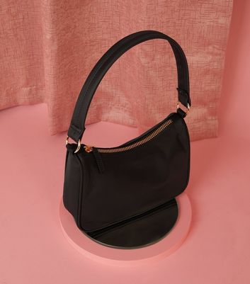 black shoulder bag new look