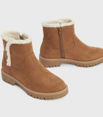 tan suede ankle boots wide fit