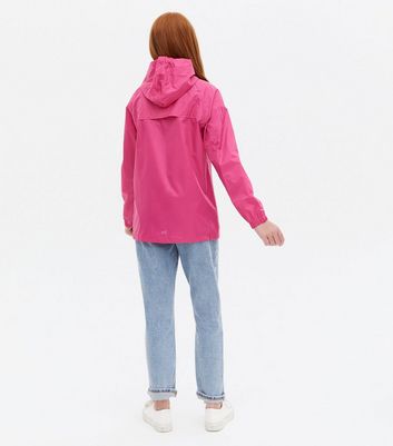 Bright pink deals rain jacket