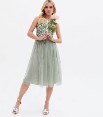 midi sequin dresses uk