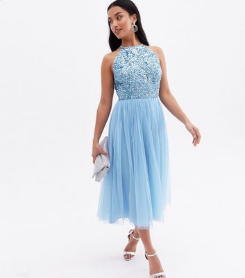 Pale blue sale occasion dress