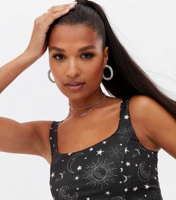 Click to view product details and reviews for Black Mystic Satin Corset Crop Top New Look.