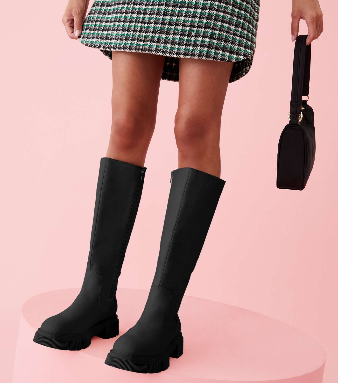 Wear your Way Black Chunky Boots