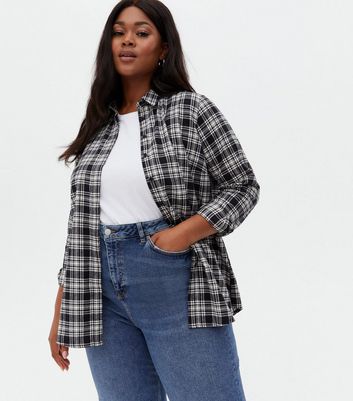 New look checkered outlet shirt