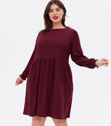 new look maroon dress