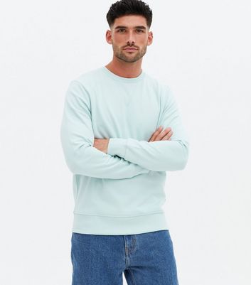 Mens pale 2025 blue sweatshirt