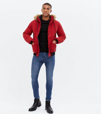 jack and jones red jacket