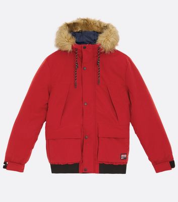 bomber red jacket