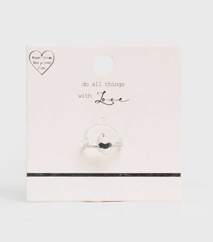 Silver Heart Ring