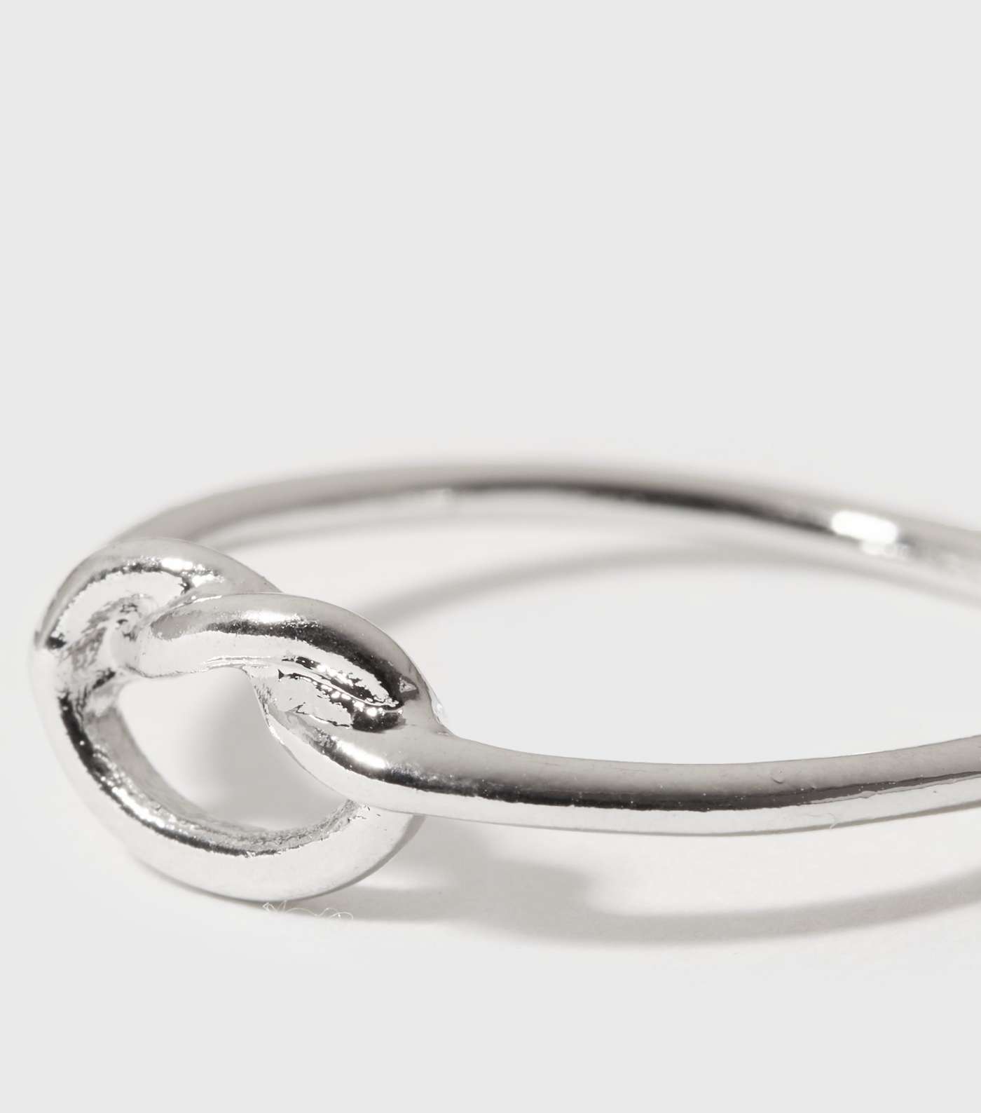 Silver Friendship Knot Ring Image 3
