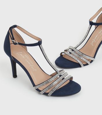 Navy blue sandals new 2024 look