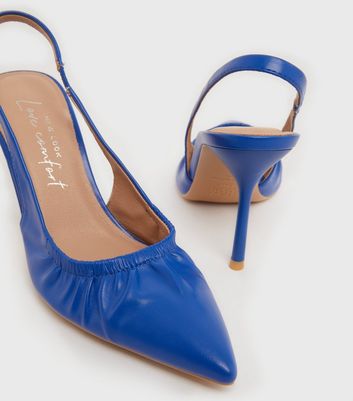 Blue store slingback shoes