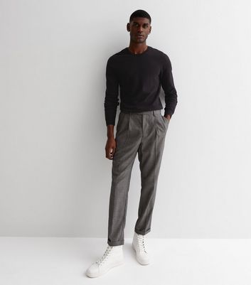 Summer Plaid Trousers For Men Business Slim Fit Casual Pants Male Straight  Striped Suit Pants Korean Fashion Mens Dress Pants - Suit Pants - AliExpress