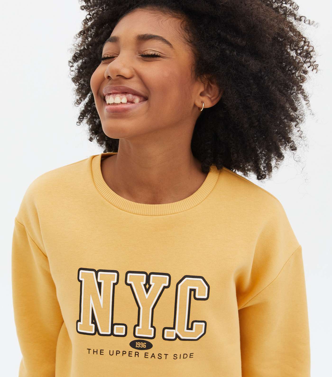 Girls Mustard NYC Logo Sweatshirt Image 3