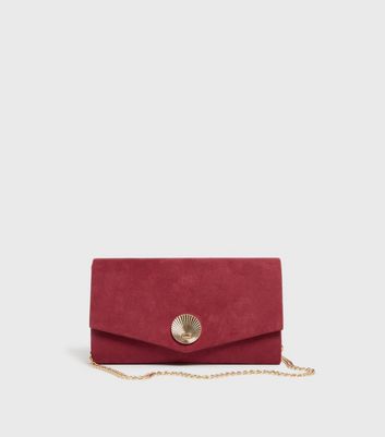 Burgundy Wedding Clutch Bag in Suede and Gold Sequins / Bright - Etsy  Ireland