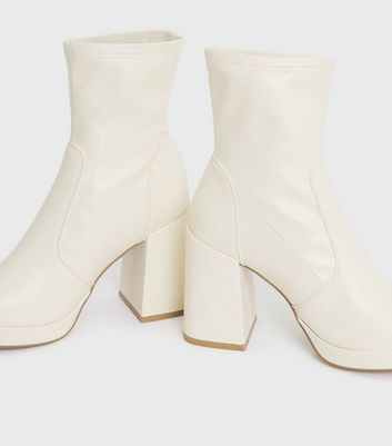 off white platform boots