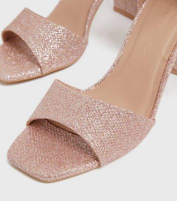 Rose gold heels size hot sale 2