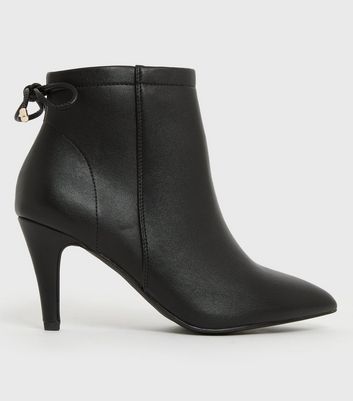 New look black boot on sale heels