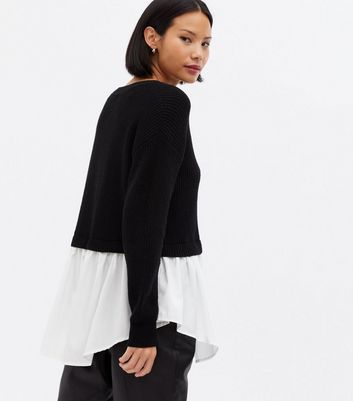 new look 2 in 1 shirt jumper