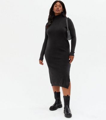 Black jumper dress outlet new look