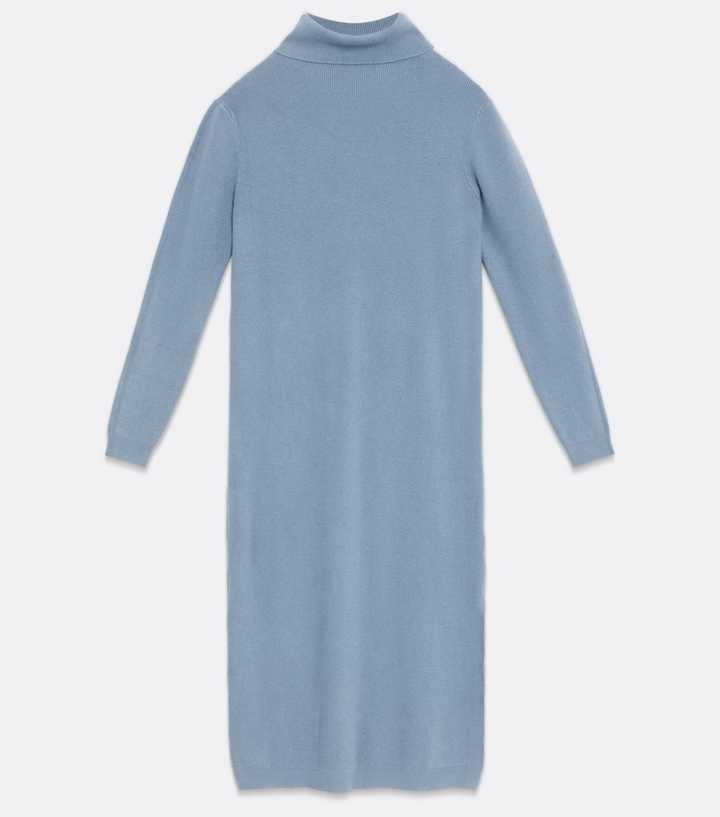 Buy Blue Roll Neck Jumper Dress 20, Dresses