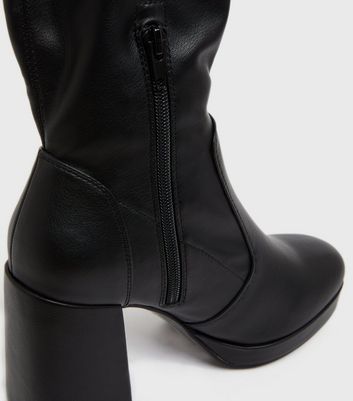 new look platform boots