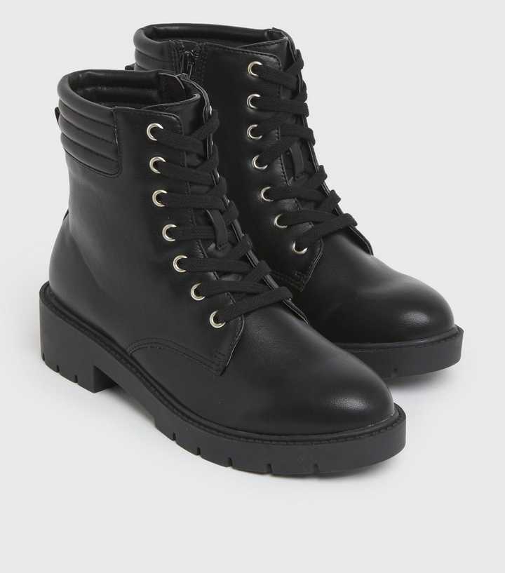 new look girls black boots