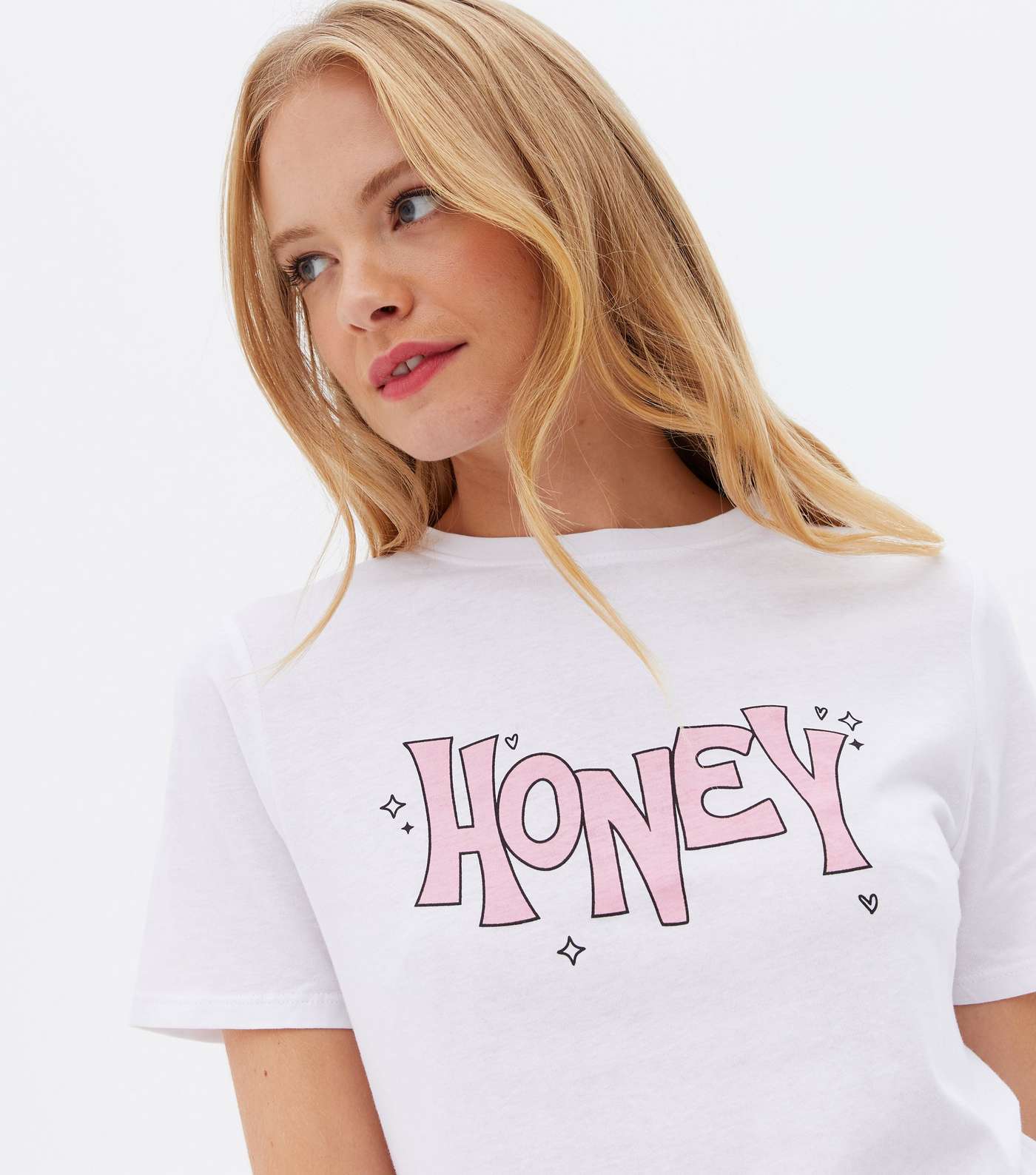 White Honey Logo T-Shirt Image 3