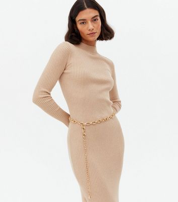 Gold chain link outlet dress