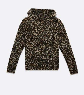 hoodie leopard print