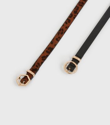 Leopard print belt new on sale look