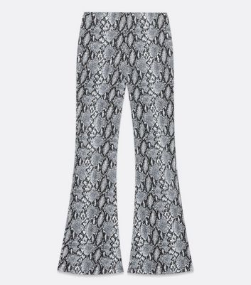 Snake flared hot sale pants grey