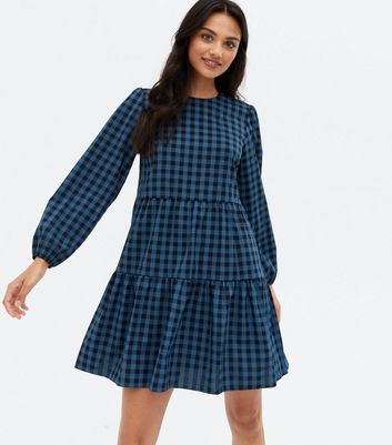 baby blue gingham dress