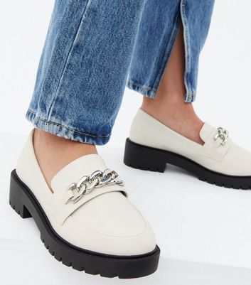 New look best sale chunky cleated loafer