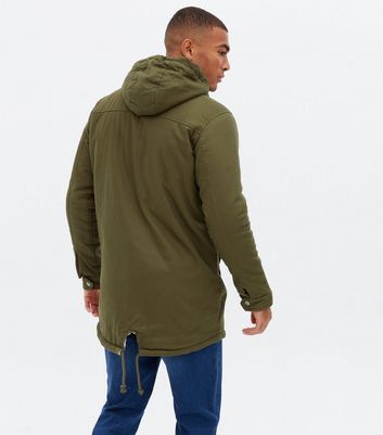 Bellfield borg lined hot sale parka with hood