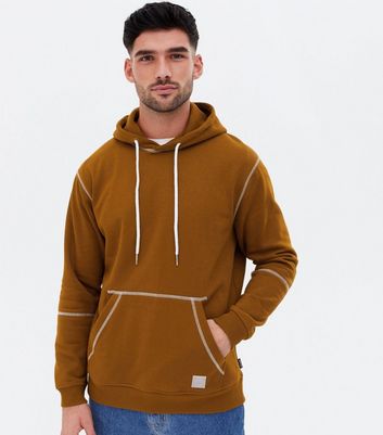 Sons Tan Stitch Pocket Front Hoodie 