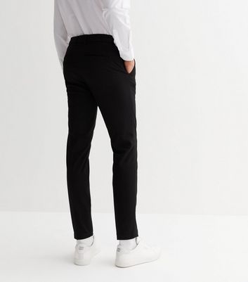 Men's Black Skinny Suit Trousers New Look